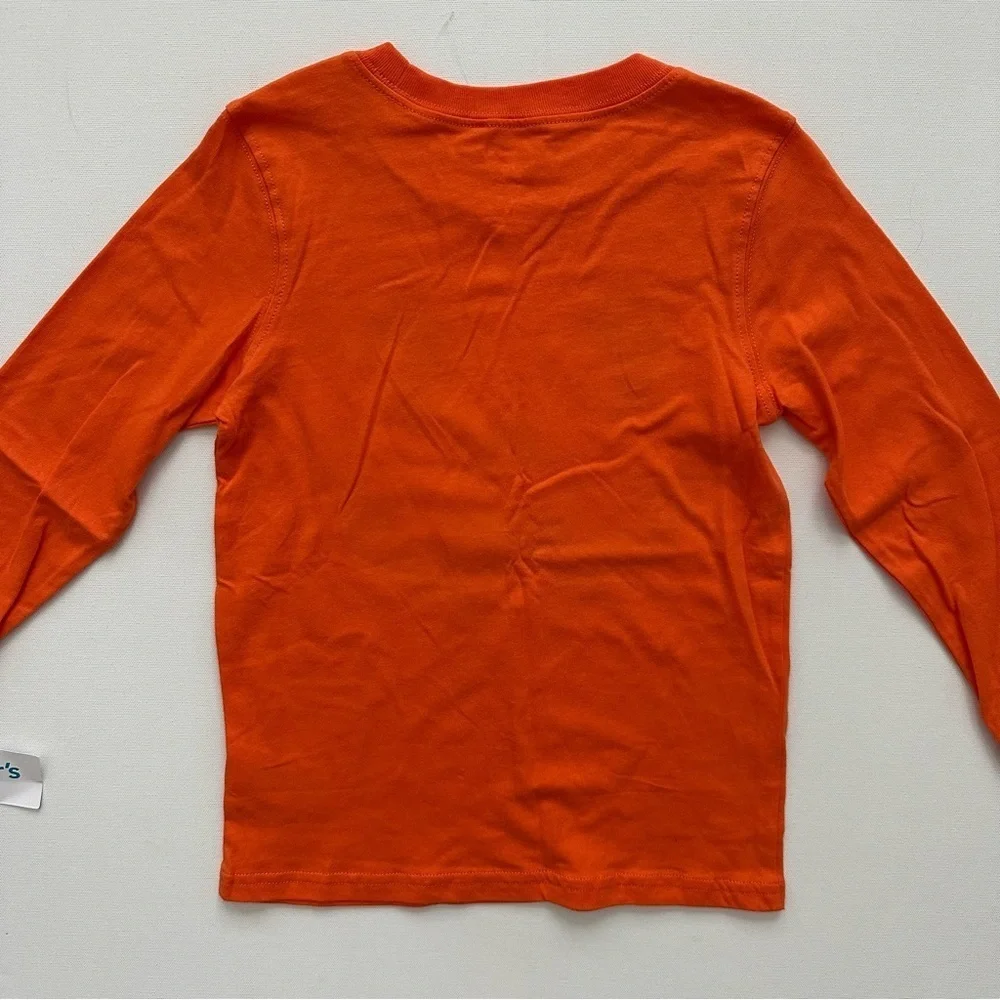 Carter's Glow-in-the-Dark Pumpkin Face Shirt Size 5
